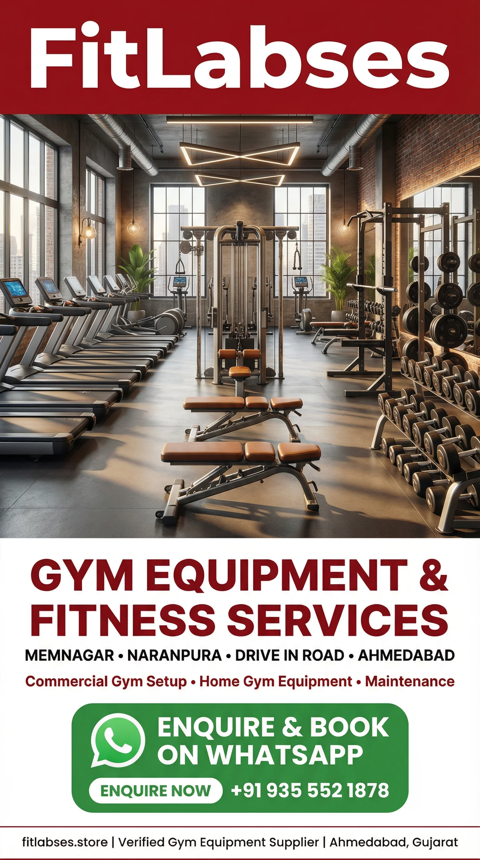 FitLabses Gym Equipment and Fitness Services Memnagar Ahmedabad
